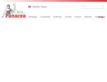 Tablet Screenshot of panacea.nl